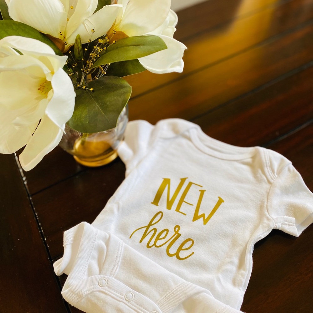 Baby Onesie New Here